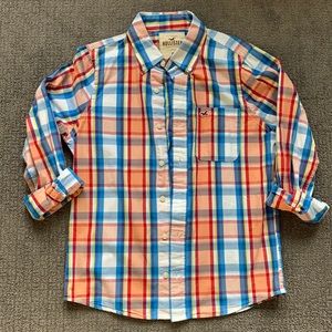 Hollister Plaid Button Down Shirt